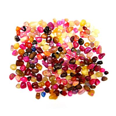 PINK DYED AGATE POLISHED TUMBLE STONES, SIZE 2, (500g BAG).   SPR15146WHA