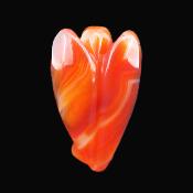 Gemstone Angel Carvings In Carnelian.   SPR17730POL