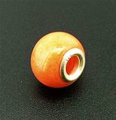 CHARM BEAD WITH STERLING SILVER LINING. 68200035