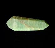 AMAZONITE DOUBLE TERMINATED HEALING POINT/ WAND.   SP13243POL