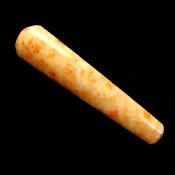 MASSAGE/ HEALING WAND IN SUNSTONE.   SP13798POL