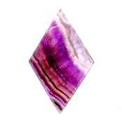 Fluorite fully polished diamond (Rhomboid Shape) slice specimen.  SP15406POL