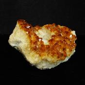 Citrine Druze Single Hole Tea Light Holder.   SP15669SLF