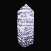Zebra Fluorite Fully Polished Point/ Tower Specimen.   SP17121POL