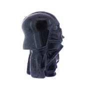 Carving Of The Character Darth Vader From Star Wars In Black Obsidian.   SP17267POL