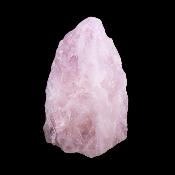 Rose Quartz Raw Crystal Specimen With Flat Cut Base To Stand.   SP17401