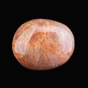 Peach Moonstone Fully polished Oval Palm Stone.   SP17542POL