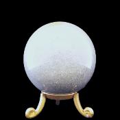 Gemstone Sphere In Silver Aventurine.   SP17714POL