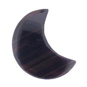 Ice Obsidian Polished Crescent Moon.   SP17915POL
