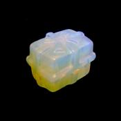 Gemstone Mini Present Carving In Opalite.   SPR15508POL