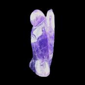 Gemstone Angel Carvings In Amethyst.   SPR17729POL