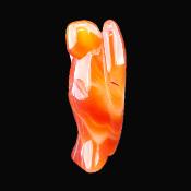 Gemstone Angel Carvings In Carnelian.   SPR17730POL