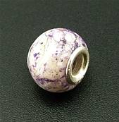 CHARM BEAD WITH STERLING SILVER LINING. 68200026