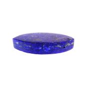 Polished lapis lazuli Catseye shape pocket charm.   SP15421POL