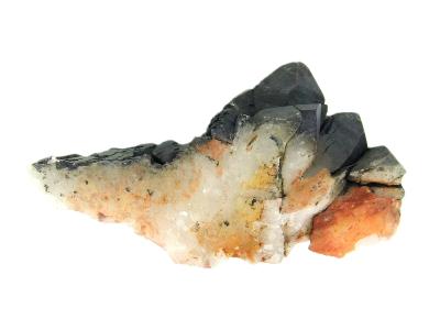Quartz with Hematite & Goethite Raw Crystal Specimen.   SP15825