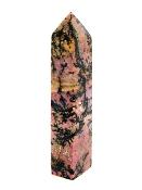 Gemstone Rectangle Section Obelisk In Rhodonite.   SP16704POL