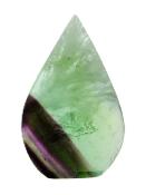 Snowflake Fluorite Mini 'Flame' Carving.   SP16713POL