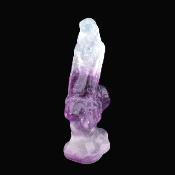 Carving Of A Mermaid Seated On A Rock In Fluorite.   SP17212POL