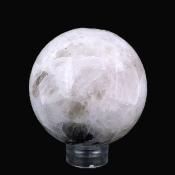 Gemstone Sphere In Rainbow Moonstone.   SP17288POL