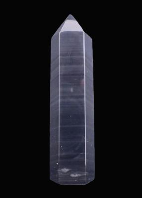 Ice Obsidian Fully Polished And Facetted Tower/ Point Specimen.    SP17467POL