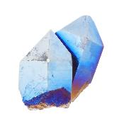 Titanium Cobalt Aura Quartz Cluster/ Point Specimen.   SP17491
