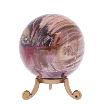 Gemstone Polished Sphere In Petrified Wood.   SP17560POL