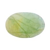 Polished Oval Palm Stone In Green/ Yellow Fluorite.   SP17597POL