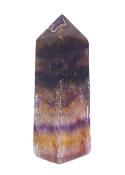 Fully Polished Obelisk In Fluorite With Cacoxenite.   SP17603POL