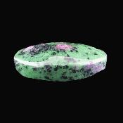 Ruby In Zoisite Fully Polished Pebble/ Palm Stone.   SP17748POL