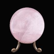 Gemstone Sphere In Rose Quartz.   SP17765POL