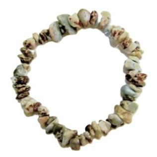 Gem Chip Bracelet In Larimar.   SPR15083BR