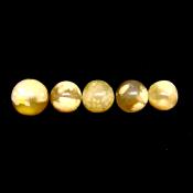 Flower Agate Mini Spheres 5 pack.  SP15122POLWH
