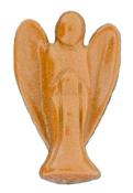 Carving Of An Angel In Copper Goldstone.    SPR174POL