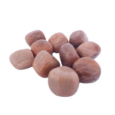 Peach Moonstone Polished Tumble Stones (250g Bag).   SPR16725WHA
