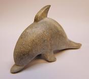 DOLPHIN CARVING IN SOAPSTONE.   SPR9862POL