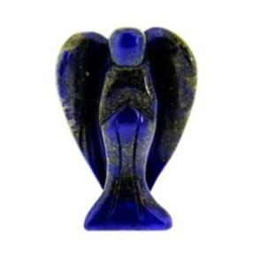 Carving Of An Angel In Lapis Lazuli.   SP13896POL