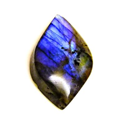 LABRADORITE POLISHED CABOCHON STONE IN CATS EYE SHAPE.   SP14888POL