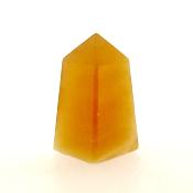 GEMSTONE OBELISK IN HONEY CALCITE.   SP15017POL
