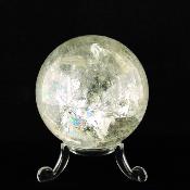 Gemstone Sphere in Rainbow Quartz.   SP15731POL