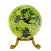 Gemstone Sphere In Serpentine.   SP16636POL
