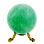 Gemstone Sphere In Green Fluorite.   SP16637POL