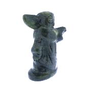 Carving Of The Character Yoda From Star Wars In Serpentine.   SP17266POL