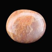 Peach Moonstone Fully polished Oval Palm Stone.   SP17542POL