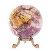 Gemstone Polished Sphere In Petrified Wood.   SP17561POL