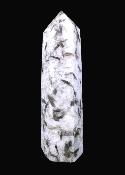 Green Tourmaline In Quartz Fully Polished And Facetted Point/ Tower Specimen.   SP17569POL