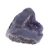 Agate Rimmed Amethyst Geode Specimen With Polished Edge.   SP17814SLF 