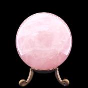 Gemstone Sphere In Rose Quartz.   SP17822POL