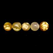 Flower Agate Mini Spheres 5 pack.   SP15123POLWH