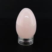 Gemstone Mini Egg in Rose Quartz.   SPR15833POL