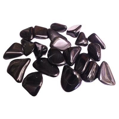 Black Jade Tumble Polished Stones.   SPR17344POL
